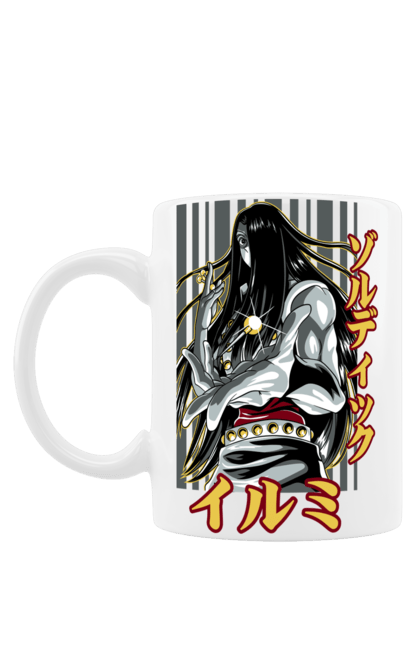 Mug with prints Hunter × Hunter Illumi Zoldyck. Anime, hunter, hunter × hunter, hunter hunter, illumi, illumi zoldyck, manga, zoldyck. 2070702