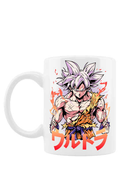 Mug with prints Dragon Ball Son Goku. Anime, dragon ball, goku, manga, son goku, tv series. 2070702