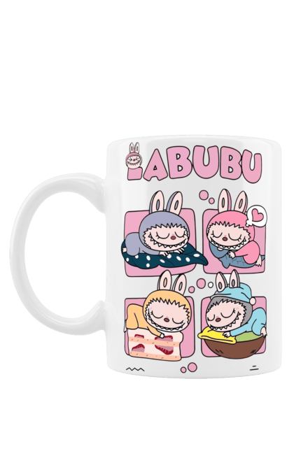 Чашка з принтом "Сон Labubu". Labubu, weird cute, іграшки, лабубу. 2070702