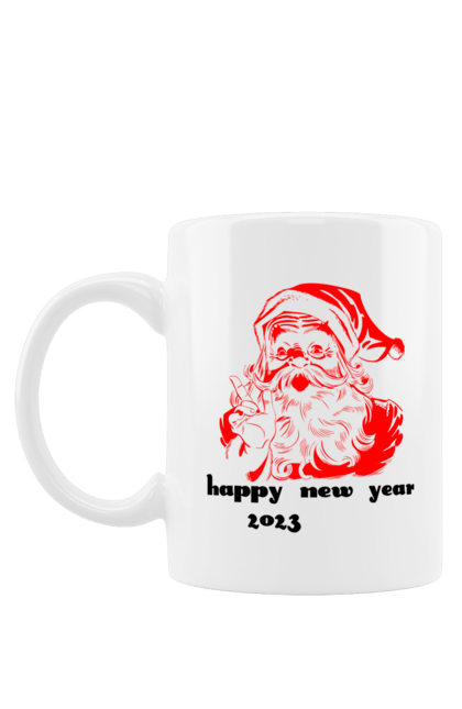 Чашка з принтом "Новий Рік". 2023, новий рік, подарунки, різдво, топ. CustomPrint.market