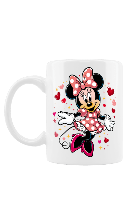 Чашка з принтом "Мінні Маус". Mickey mouse, minnie mouse, дісней, для дівчат, міккі, міккі маус, мінні маус, мультфільм. 2070702