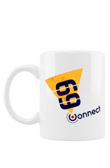 Чашка с принтом 69  есть контакт. Контакт, прикол, секс, шутка. 2070702