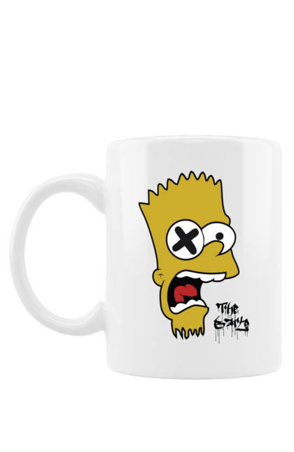 Чашка з принтом "Барт Сімпсон". Bart, барт, мультфільм, серіал, сімпсон. futbolka.stylus.ua