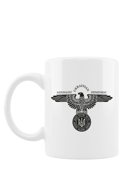 Чашка з принтом "Орел і Герб". Герб, герб україни, орел, патріотичне, україна, українська символіка, українське. 2070702