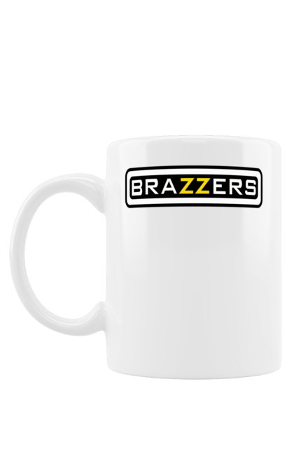 Чашка з принтом "Brazzers". Brazzers, hub, porn, porn hub, pornhub, бразерс, браззерс, зсу, порно хаб, порнохаб. futbolka.stylus.ua