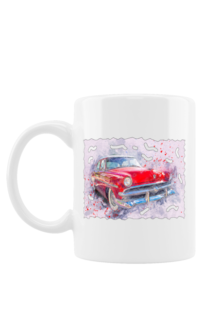 Чашка з принтом "Автомобільний газ". Gaz, автомобиль, автомобільний газ, дорога, колесо, перемога. 2070702