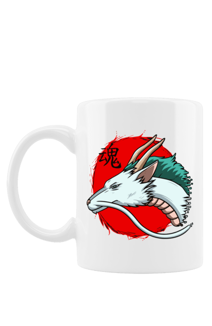 Mug with prints Spirited Away Haku. Dragon, haku, spirited away, studio ghibli. 2070702