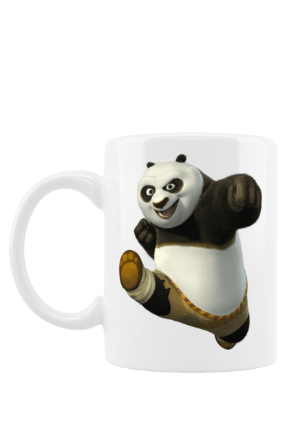 Чашка з принтом "Панда". Panda, кунг фу панда, медведь, мишка, панда. Milkstore