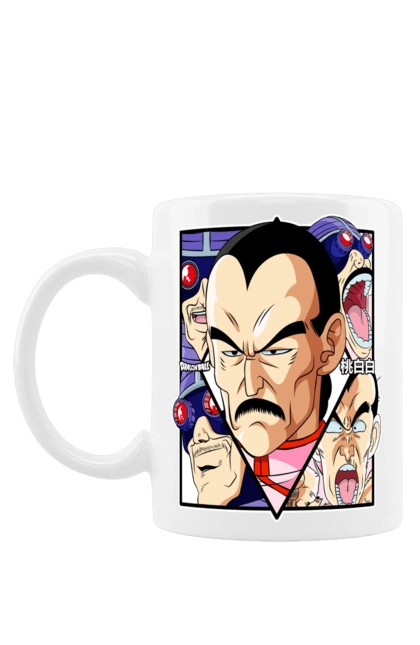 Mug with prints Dragon Ball Tao Pai Pai. Anime, dragon ball, goku, manga, mercenary tao, tao pai pai, tv series, vegeta. 2070702