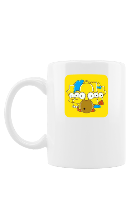 Чашка з принтом "Сімсони". Барт, гомер, мультфільм, серіал, сімсони. Print Shop