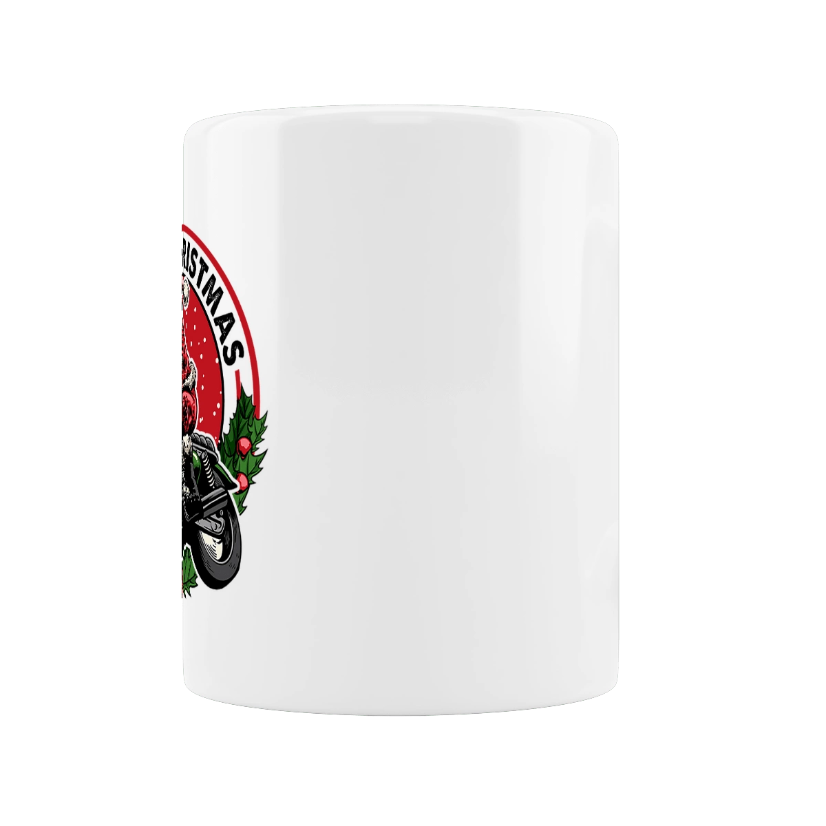 Щасливого Різдва, дід мороз на мотоциклі