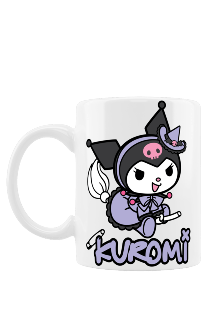 Mug with prints Hello Kitty Kuromi. Anime, character, hello kitty, kuromi, my melody, sanrio. 2070702