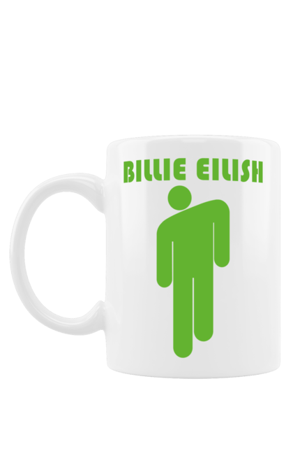 Чашка з принтом "Billie Eilish". Активістка, біллі айліш, мизукант, права, співачка, тварини. 2070702