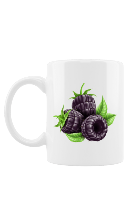 Чашка с принтом Ежевика. Ежевика, ягода. 2070702