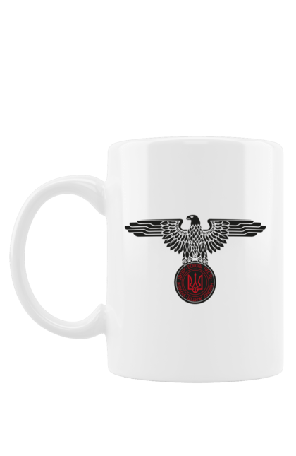 Чашка з принтом "Орел і Український Герб". Герб, герб україни, орел, патріотичне, україна, українська символіка, українське. 2070702