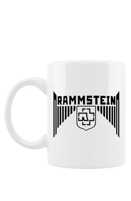 Чашка з принтом "Рамштайн". Rammstein, rammstein eagle, метал, музыка, орел, раммштайн, раммштайн орел, рамштаин, рамштайн, рок. futbolka.stylus.ua