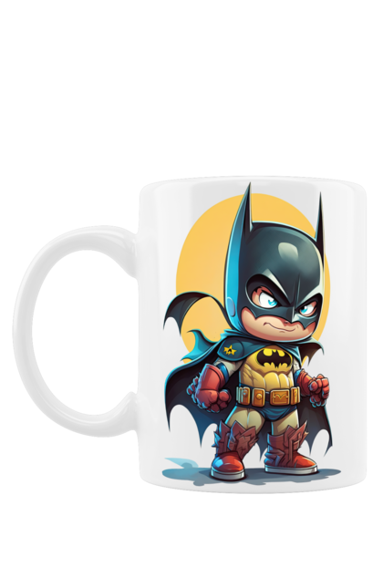 Чашка з принтом "Бетмен". Бетмен, готем, летюча миша, персонаж, супергерой. CustomPrint.market