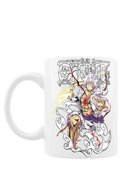 Mug with prints One Piece Luffy. Anime, luffy, manga, monkey de luffy, one piece, pirates. 2070702