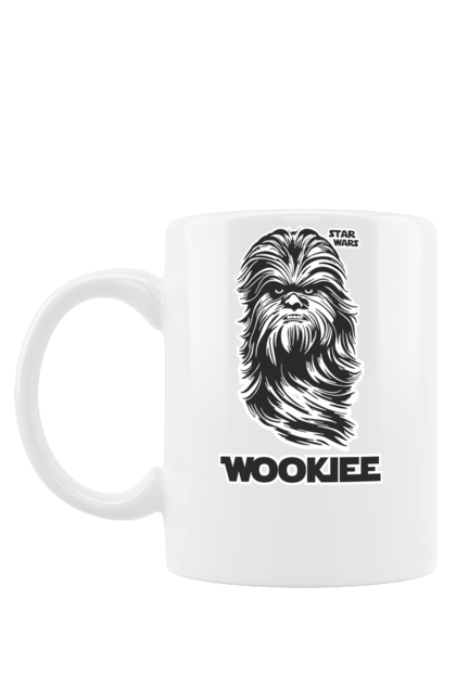 Чашка з принтом "Star Wars Wookiee". Starwars, wookiee, вукі, зорянівійни, кіно. futbolka.stylus.ua