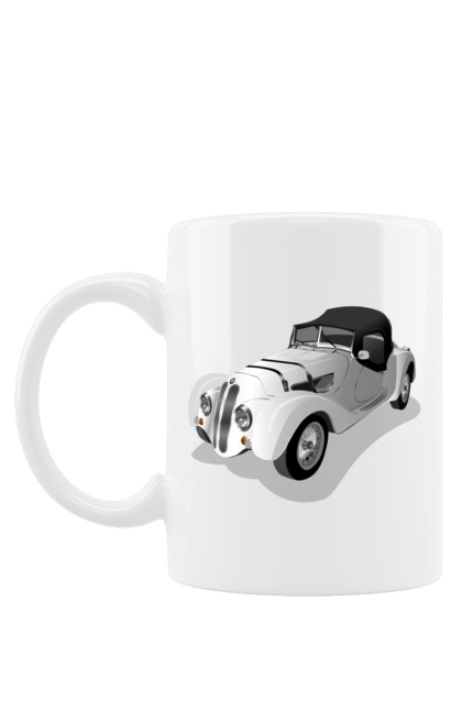 Чашка з принтом "Автомобіль". Авто, автомобиль, класика, старовинна машина, старовинний. 2070702