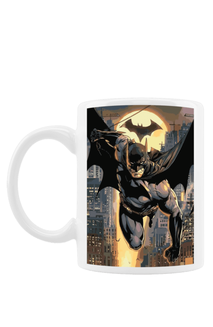 Чашка з принтом "Бетмен". Dc comics, бетмен, готуємо, джокер, комікси, суперлиходії. CustomPrint.market