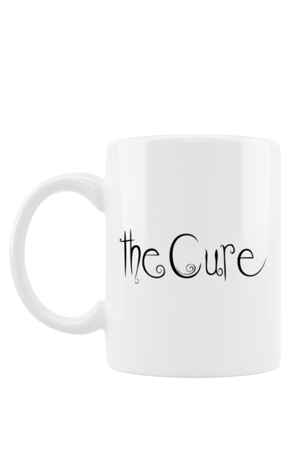 Чашка с принтом The Cure. Cure, kiss me, альтернативный рок, готик-рок, группа, дрим-поп, музыка, новая волна, постпанк, рок. 2070702