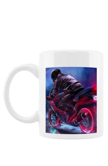 Чашка з принтом "Мотоцикл". Motolove, мотолов, мотоцикл, опві, україна. 2070702