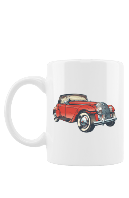 Mug with prints Car Rarity. Car, retro. 2070702