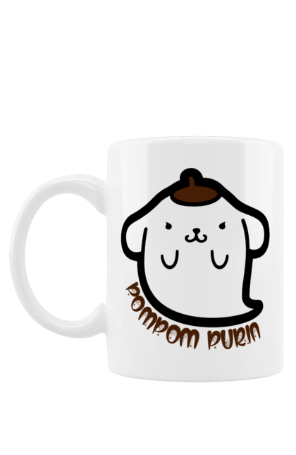 Mug with prints Hello Kitty Pompompurin. Brand, character, ghost, halloween, hello kitty, pompompurin. 2070702