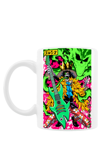 Mug with prints One Piece Brook. Anime, brook, manga, one piece, soul king, straw hat pirates. 2070702