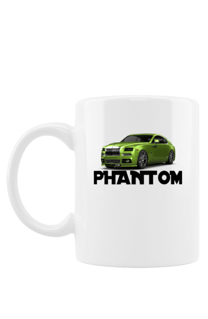 Чашка з принтом "Ролс ройс". Авто, автомобіль, люкс клас, ролс ройс, седан, фантом. 2070702