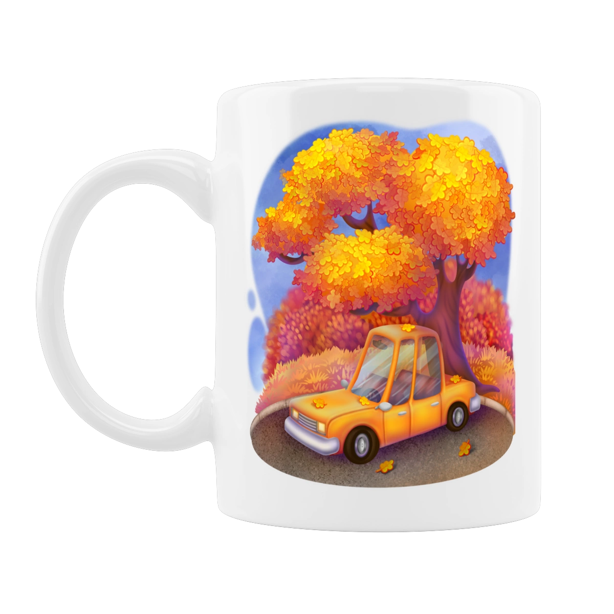 Autumn Car Tree