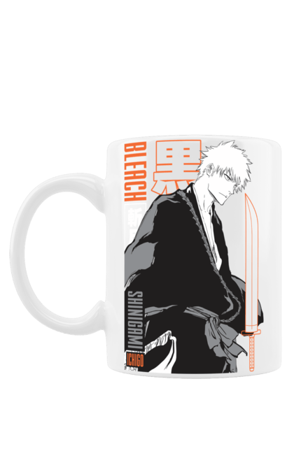 Чашка з принтом "Бліч Куросакі Ічіґо". Anime, bleach, ichigo kurosaki, manga, аніме, бліч, ічіго, куросакі ічіґо, манга. 2070702