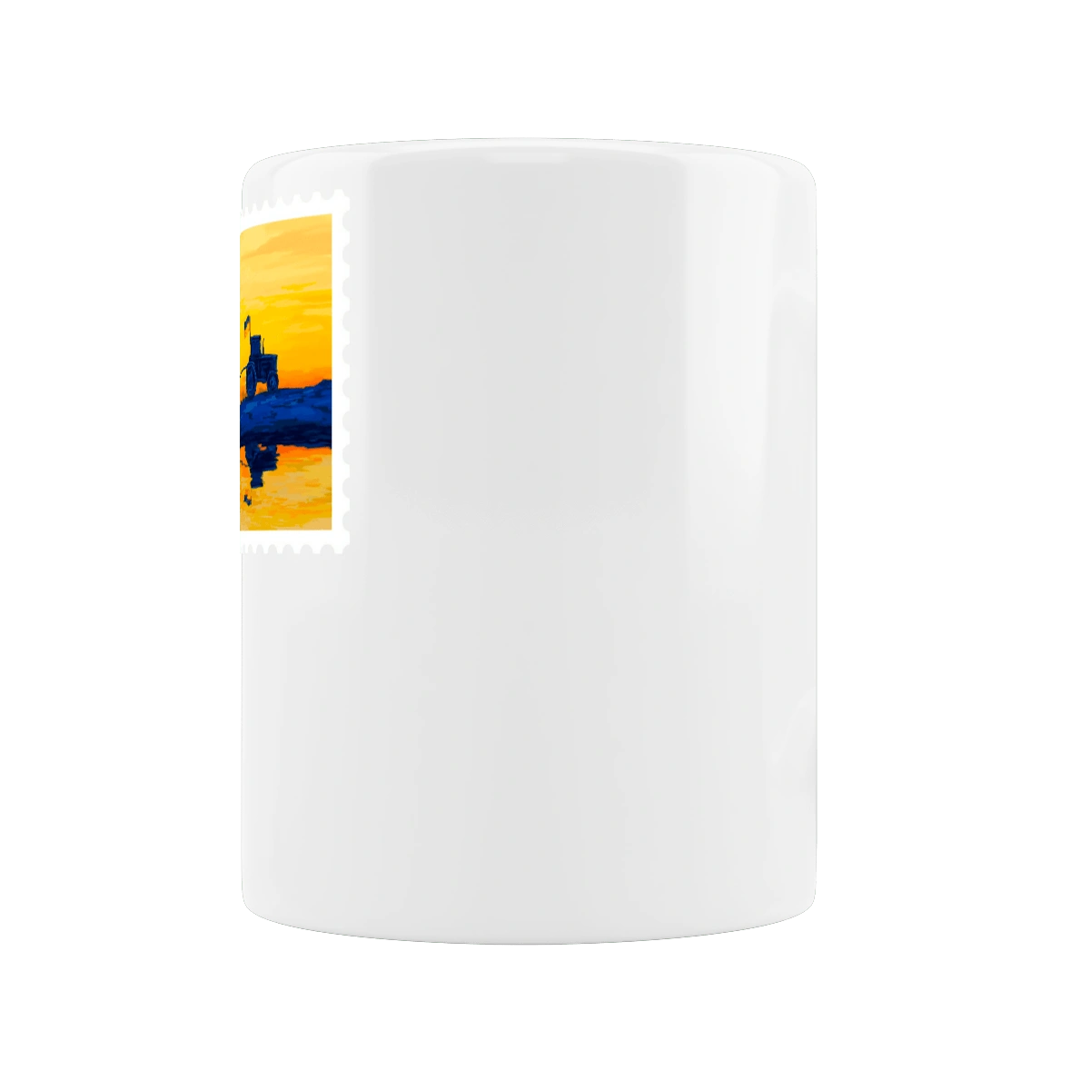 New brand, tractor pulling tank