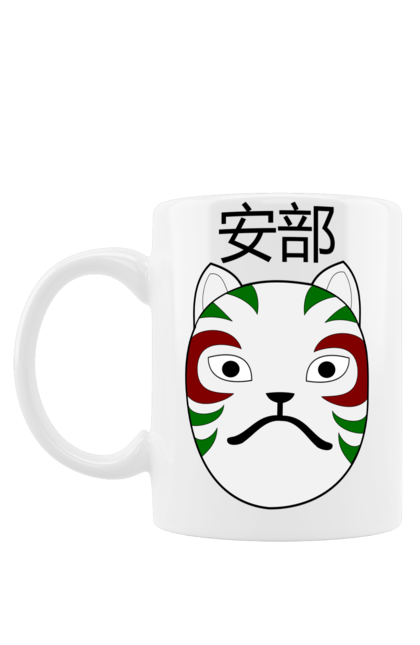 Чашка з принтом "Анбу". Анбу, аніме, какаші, маска, японія. CustomPrint.market