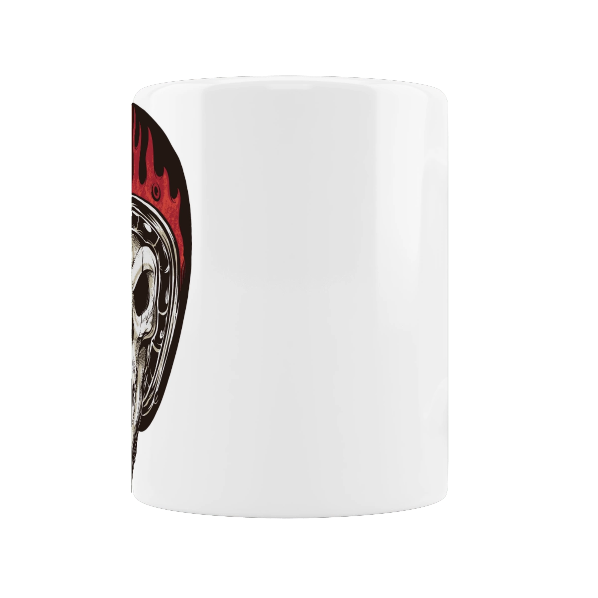 Череп в мотошоломі