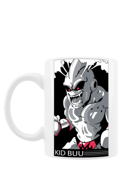 Mug with prints Dragon Ball Majin Buu. Anime, antagonist, dragon ball, majin buu, manga, tv series. 2070702