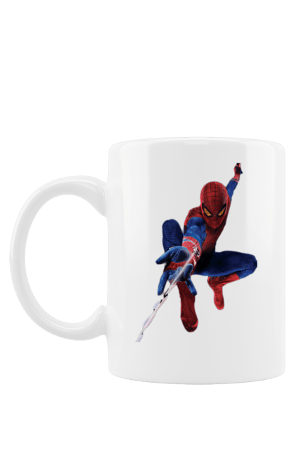 Чашка з принтом "Человек паук". Комикс, марвел, павук, паутина питер паркер, супергерой, человек. futbolka.stylus.ua