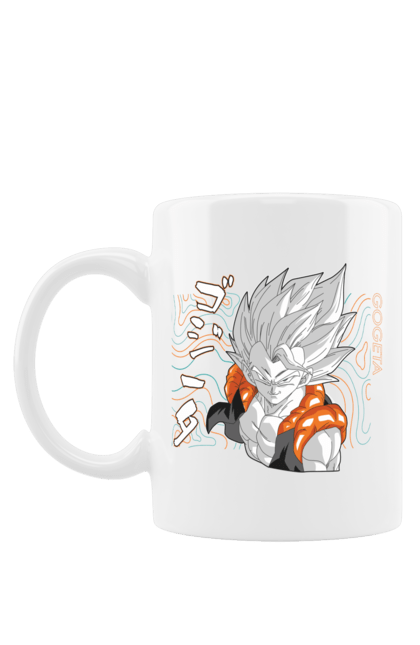 Чашка с принтом Жемчуг дракона Годжита. Anime, dragon ball, gogeta, manga, tv series, аниме, годжита, гоку, жемчуг дракона, манга. 2070702