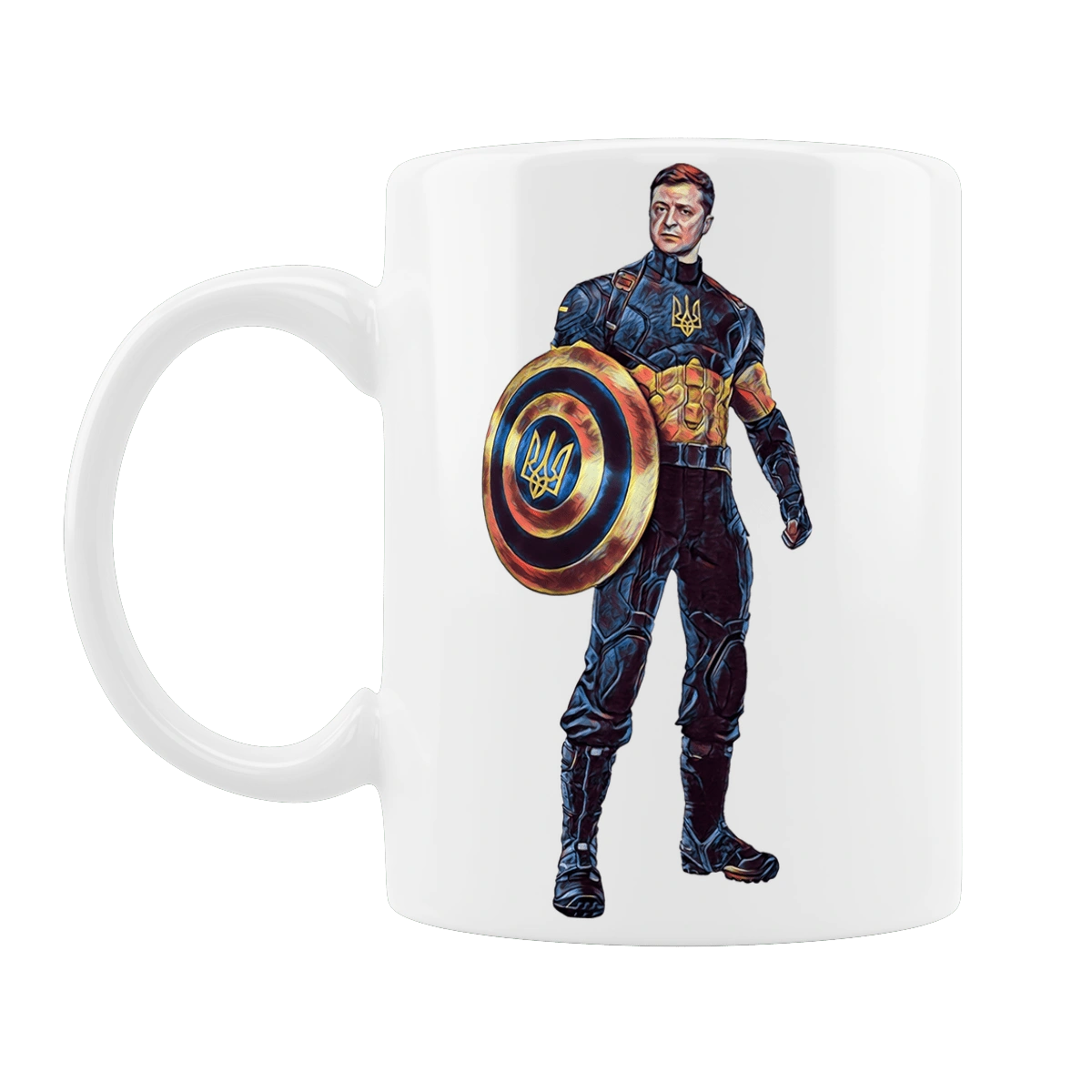 Captain Ukraine Zelensky art