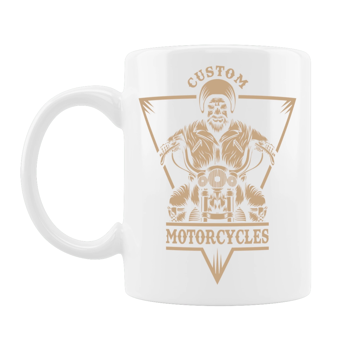 Skeleton on a motorcycle