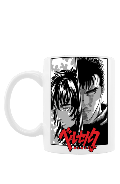 Mug with prints Berserk. Anime, berserk, griffith, guts, kentaro miura, manga. 2070702