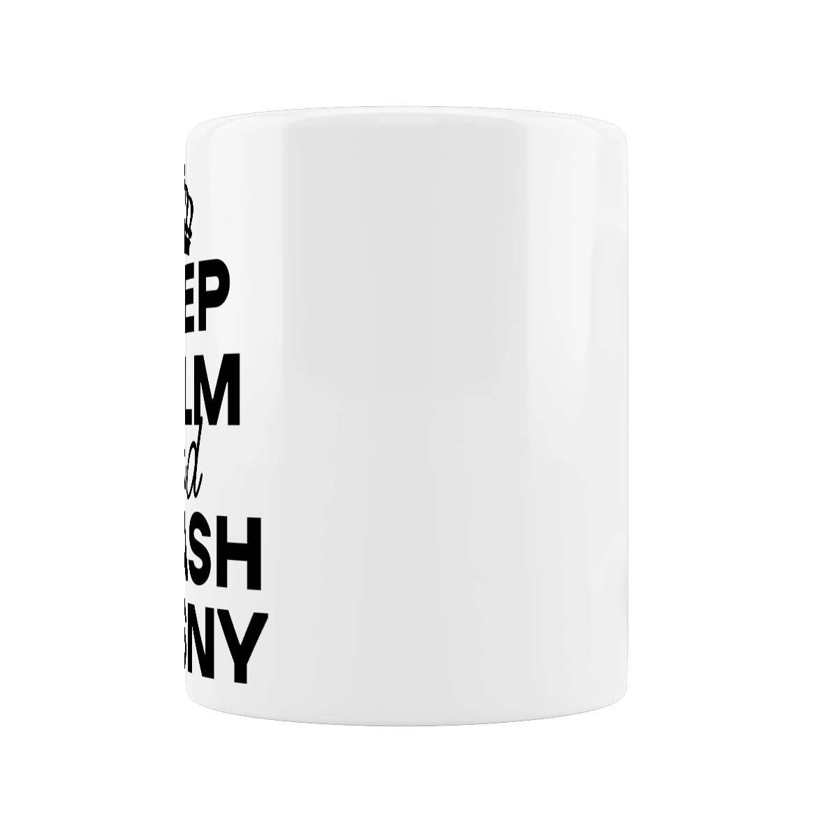 Keep Calm and Ebash Rusny black