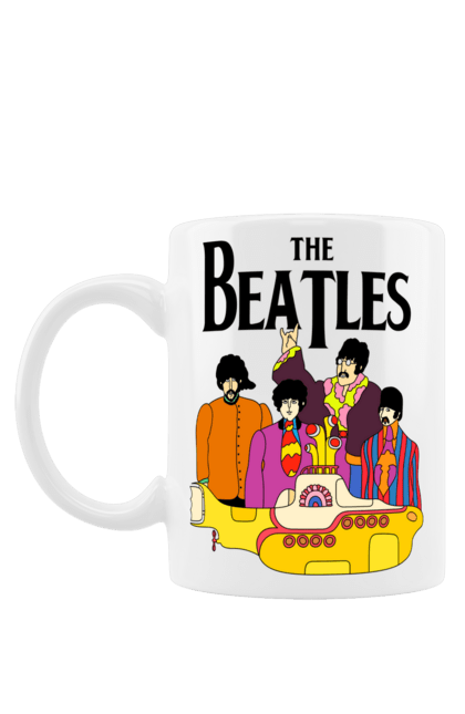 Чашка з принтом "Бітлз". Beatles, yellow submarine, бітлз, бітли, музика. futbolka.stylus.ua