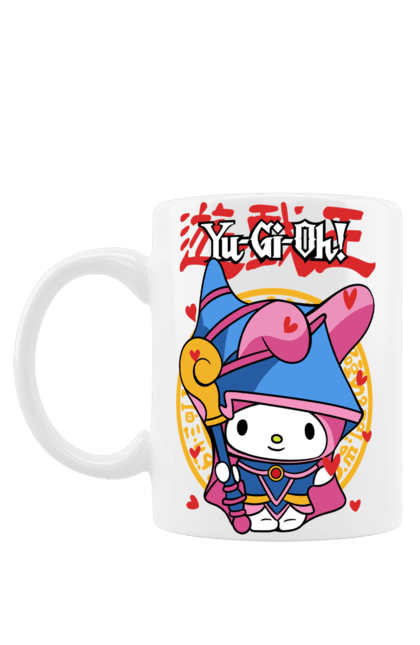 Чашка з принтом "Yu Gi Oh! Май Мелоді". Hello kitty, my melody, yu gi oh, yu-gi-oh, аніме, бренд, май мелоді, персонаж, хелло кітті. 2070702