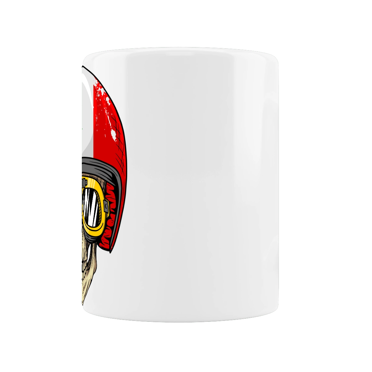 Череп в мотошоломі