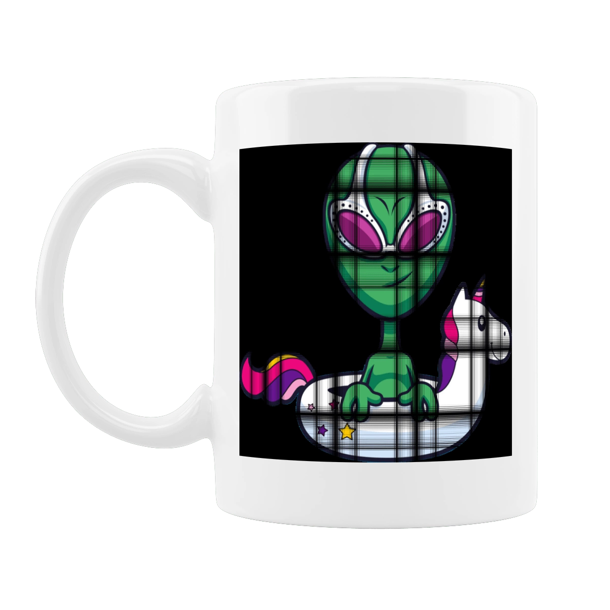 Alien Floats In A Circle