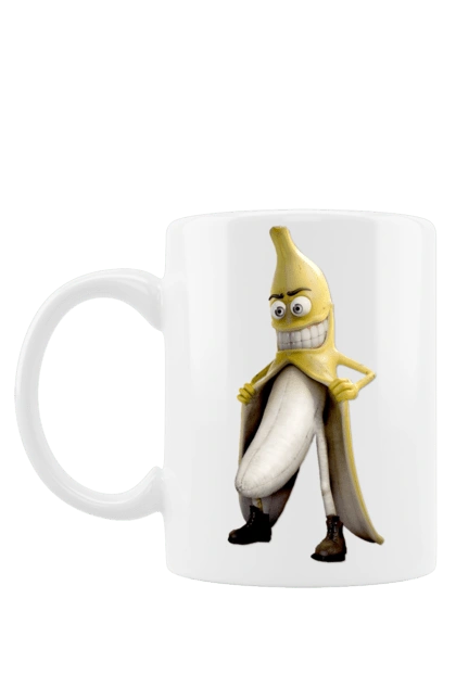 Mug with prints Banana. Banana, exhibitionist, joke, laughter, sex. 2070702