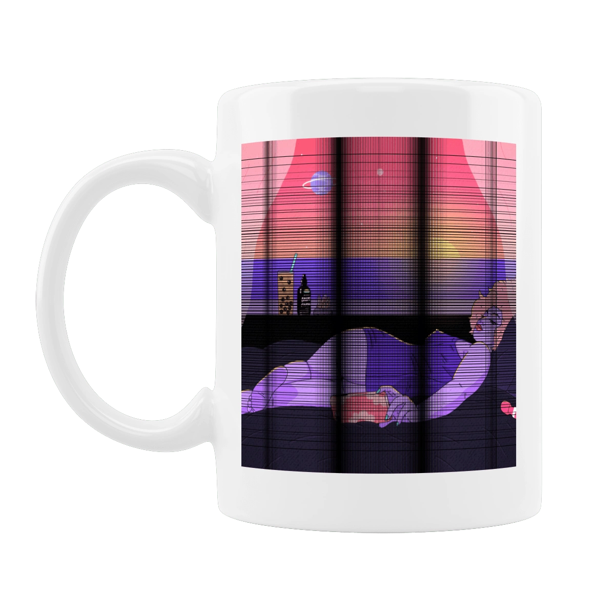 Фиолетовая Девушка На Отдыхе