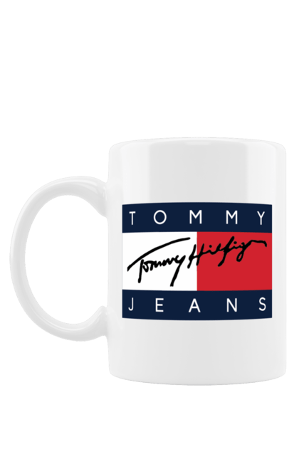 Чашка з принтом "Томмі Хілфігер". Tommy hilfiger, tommy hilfiger купить, томми хилфигер. ART принт на футболках